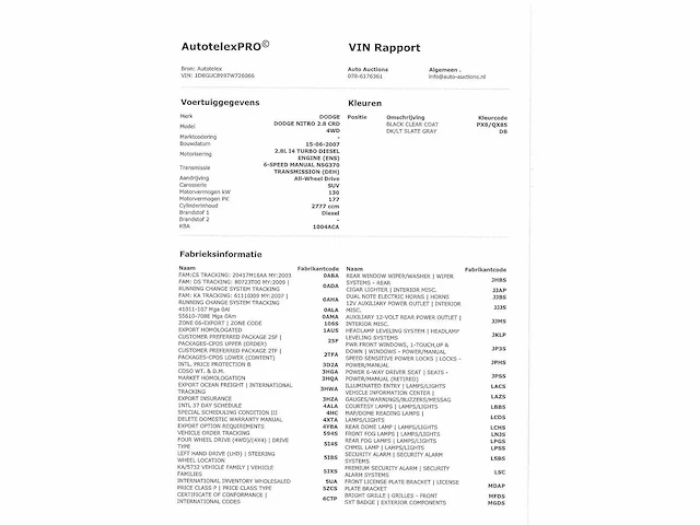 Dodge nitro crd sxt 2.8 2008 vierwielaandrijving, 71-vzn-9 - afbeelding 18 van  27