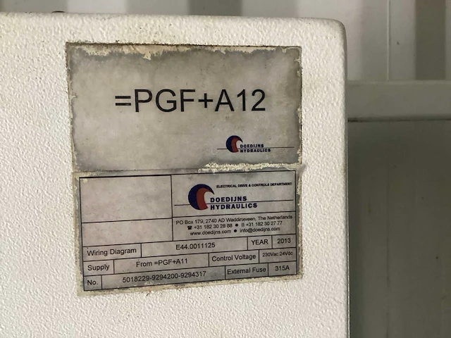 Doedijns hydraulics hydraulische powerpack - afbeelding 11 van  15