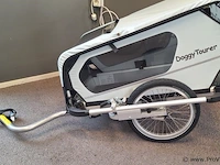 Doggytourer fietsaanhanger| model s | kleur grijs - afbeelding 2 van  7