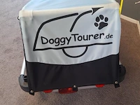 Doggytourer fietsaanhanger| model s | kleur grijs - afbeelding 5 van  7
