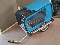 Doggytourer fietsaanhanger | model x | kleur blauw - afbeelding 2 van  5