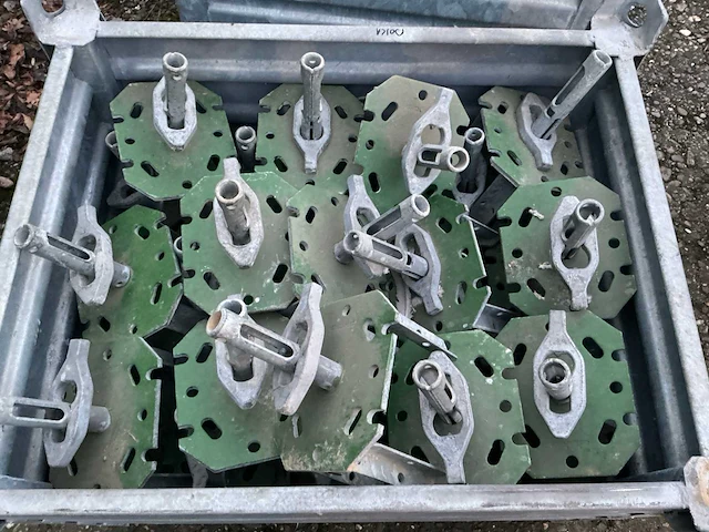 Dokau bevestigingsmateriaal steiger in gegalvaniseerde bak - afbeelding 5 van  5