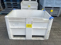 Dolav - 800 wit - palletbox 1200 x 800 x 730 mm (4x) - afbeelding 4 van  5