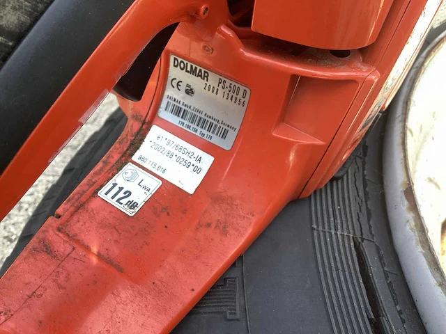 Dolmar ps 500 kettingzaag - afbeelding 4 van  5