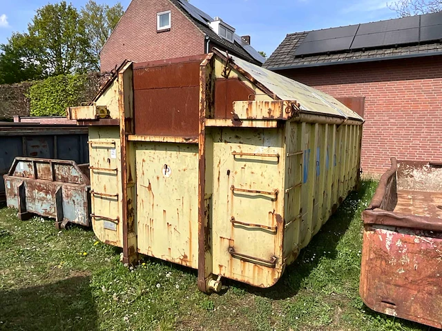 Domat gesloten afzetcontainer / gesloten optrekcontainer - afbeelding 1 van  8