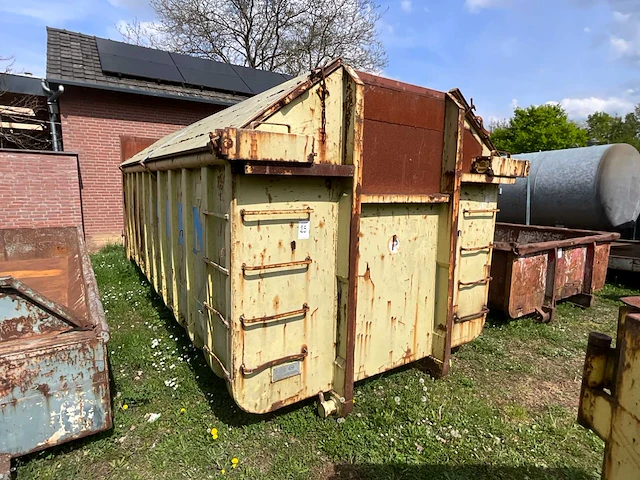 Domat gesloten afzetcontainer / gesloten optrekcontainer - afbeelding 2 van  8