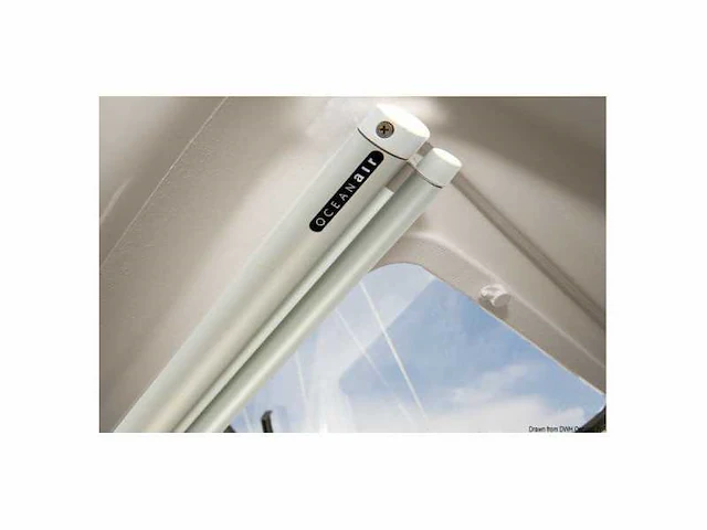 Dometic oceanair portshade roller blind white 380 x 280 mm-psh-2-w-rp - afbeelding 1 van  5