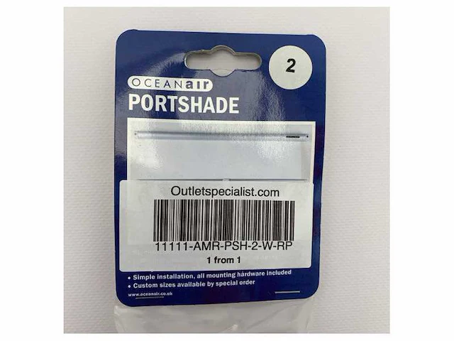 Dometic oceanair portshade roller blind white 380 x 280 mm-psh-2-w-rp - afbeelding 2 van  5