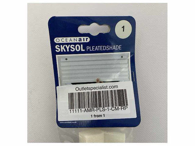 Dometic oceanair skysol pleated shade 381 x 305 mm-pls-1-cm-rp - afbeelding 2 van  5