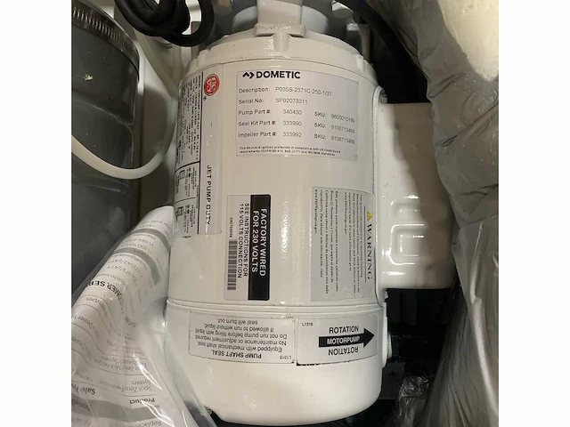 Dometic pmp pkg p035s -231c aircon pump 230v - 9600011025 - afbeelding 3 van  3