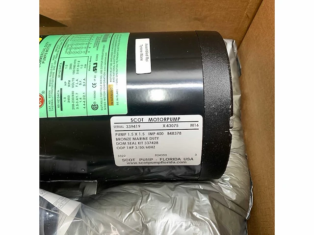 Dometic scot p112s sea water chilled airco pump - 9108917866 - afbeelding 3 van  3
