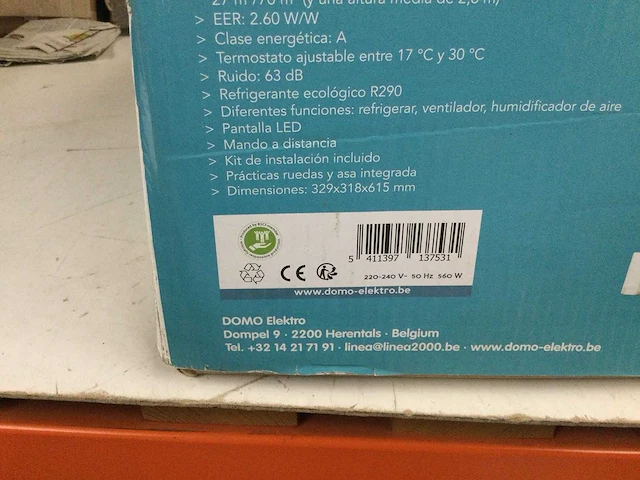 Domo - do1034a - mobiele airconditioning - afbeelding 6 van  6