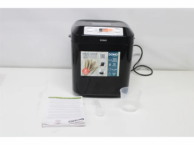 Domo b3974 broodbakmachine met timer, kunststof,zwart - afbeelding 4 van  5