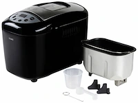 Domo b3977 broodbakmachine 17 programmas 1000-1500g glutenvrij programma - xl broodkuip zwart - afbeelding 2 van  5