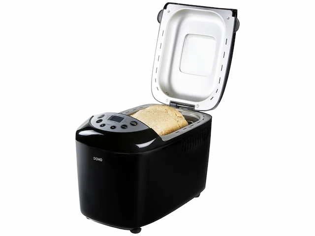 Domo b3977 broodbakmachine 17 programmas 1000-1500g glutenvrij programma - xl broodkuip zwart - afbeelding 3 van  5