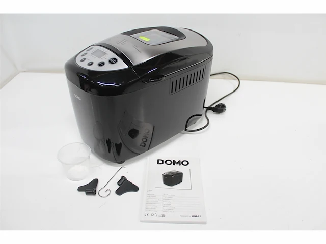 Domo b3977 broodbakmachine 17 programmas 1000-1500g glutenvrij programma - xl broodkuip zwart - afbeelding 4 van  5