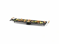 Domo do8313tp teppanyaki xxl 'family friends' 90 cm 1800 w houtlook