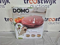 Domo do9177pz pizzamaker 'my express' - pizza oven - ø 32 cm - 1450 w - rood - afbeelding 2 van  2