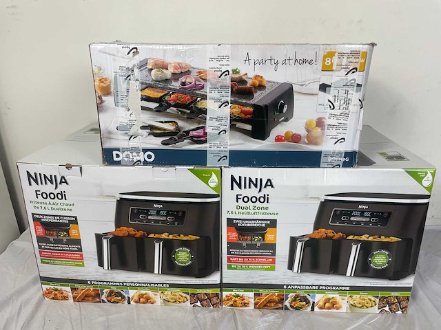 Domo do9189g gourmetset | ninja foodi af300eu dubbele airfryer xxl - afbeelding 2 van  2
