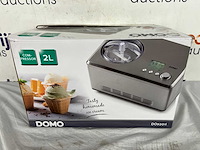 Domo do9201i ijsmachine - ijsmaker - zelf vriezend - 2l - rvs - afbeelding 2 van  2