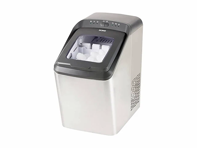 Domo do9247ib pro 'ice maestro' ijsblokjesmachine 15 kg/24 uur 28 liter zelfreinigingsprogramma roestvrij staal - afbeelding 1 van  5