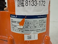 Dompelpomp vlak 4,2m³ 230v, proril, savvy 150, 2018 - afbeelding 4 van  4
