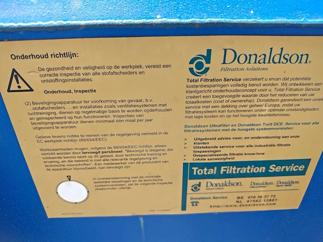 Donaldson - top 450 - filterkast donaldson - afbeelding 3 van  13