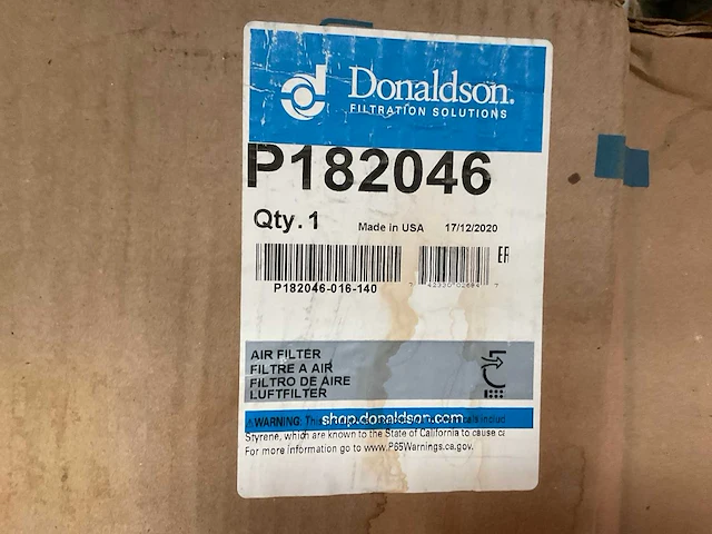 Donaldson p182046 air filter - afbeelding 4 van  5
