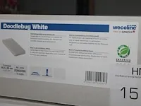 Doodlebug pads white met afmeting 11,5 x 25 cm. 20 stuks in 2 dozen. - afbeelding 2 van  2