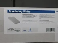 Doodlebug pads white met afmeting 11,5 x 25 cm. 20 stuks in 2 dozen. - afbeelding 2 van  2