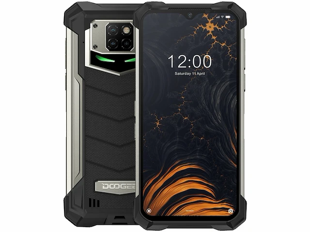 Doogee s88 pro 10000mah batterij buiten smartphone octacore 6gb+128gb android 10 21mp quadcamera 63zollfhd + corning gorillaglas groen - afbeelding 1 van  3