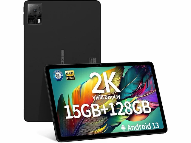 Doogee t20s tablet wifi+4g 8gb/128gb zwart - afbeelding 1 van  4