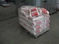 Dooizout, 38 zakken van 25 kg op pallet