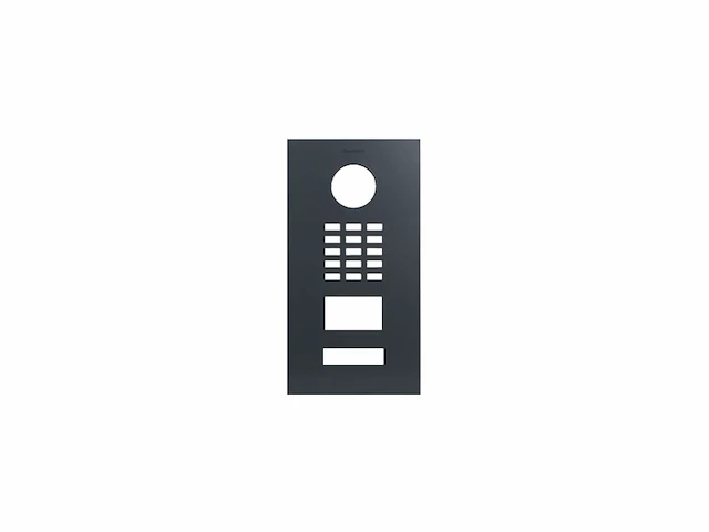 Doorbird afdekplaat voor d2101v ip video deurintercom ral 7016 - afbeelding 1 van  3