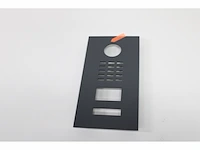Doorbird afdekplaat voor d2101v ip video deurintercom ral 7016 - afbeelding 2 van  3