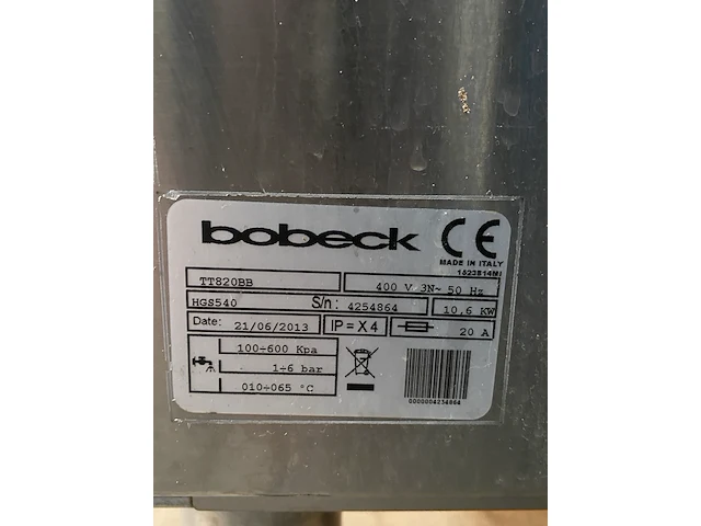 Doorschuifvaatwasser, bodeck, hgs 540, 2013 - afbeelding 5 van  6