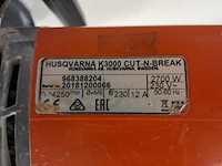 Doorslijper cut-n-break 230v husqvarna, k3000 cut-n-break, bouwjaar 2018 - afbeelding 6 van  6
