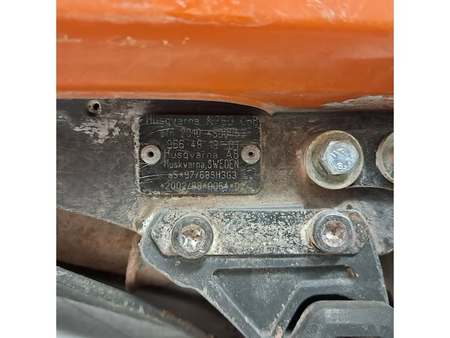Doorslijper cut-n-break benzine, husqvarna, k760 cut-n-break, 2013 - afbeelding 6 van  6