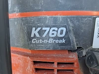 Doorslijper cut-n-break benzine husqvarna, k760 cut-n-break, bouwjaar 2018 - afbeelding 4 van  8