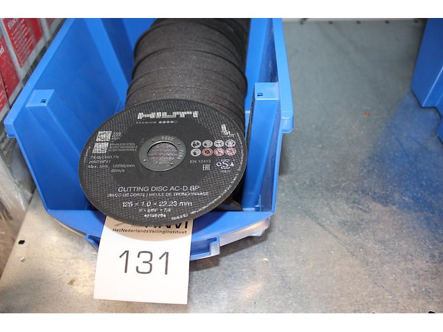 Doorslijpschijven hilti 125 x 1.0 x 2.23, ruim 150 stuks. - afbeelding 2 van  2