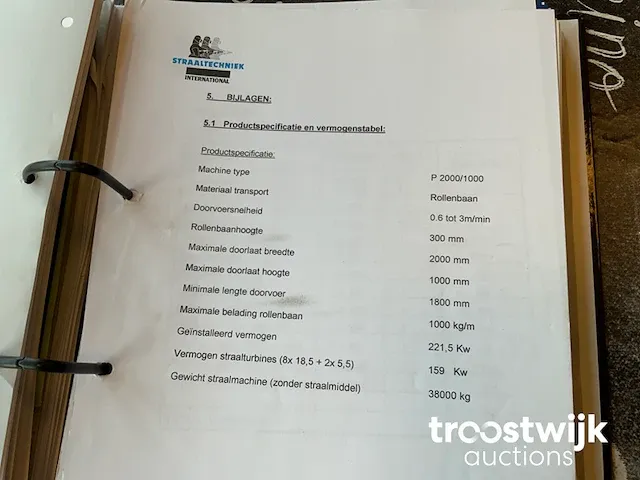 Doorvoer werpstraalmachine - afbeelding 8 van  18
