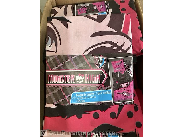 Doos dekbedovertrekken monster high - afbeelding 1 van  4