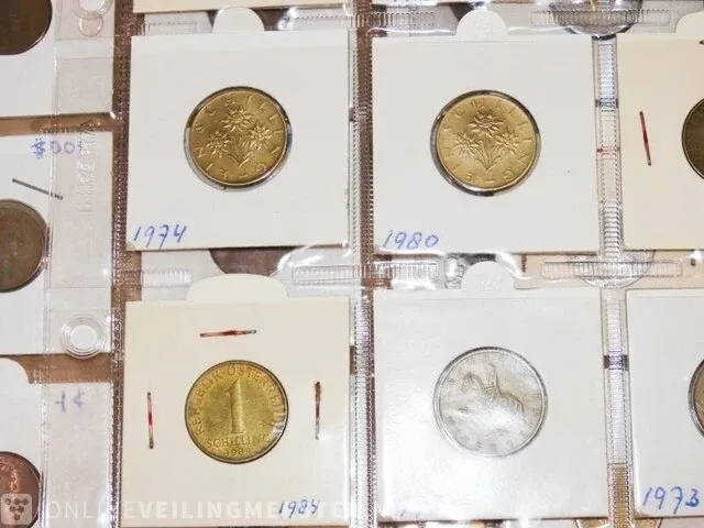 Doos diverse munten - afbeelding 8 van  26