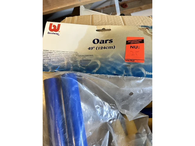 Doos met 7 peddels van bestway, retour uit verkoop - afbeelding 4 van  7