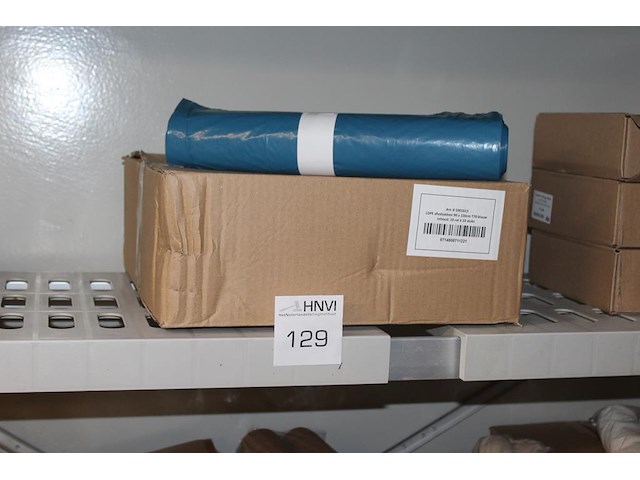 Doos met afvalzakken blauw. - afbeelding 2 van  2