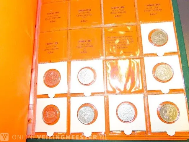 Doos nederlandse muntenalbums - afbeelding 13 van  35