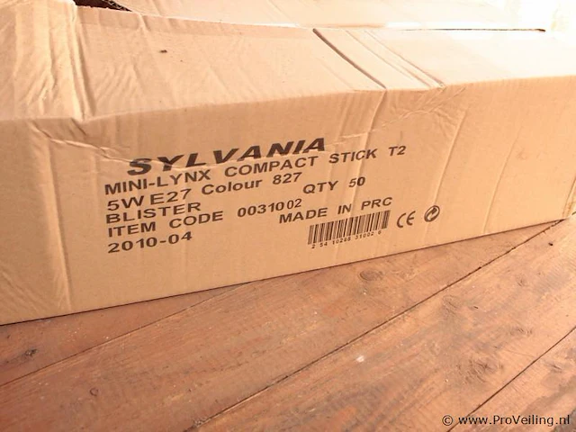 Doos spaarlampen sylvania mini-lynx 5w - afbeelding 4 van  4