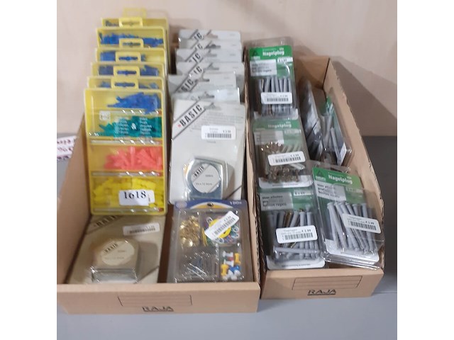 Doosjes pluggen, rolmatern, diverse maten slagpluggen (d1618) - afbeelding 3 van  3