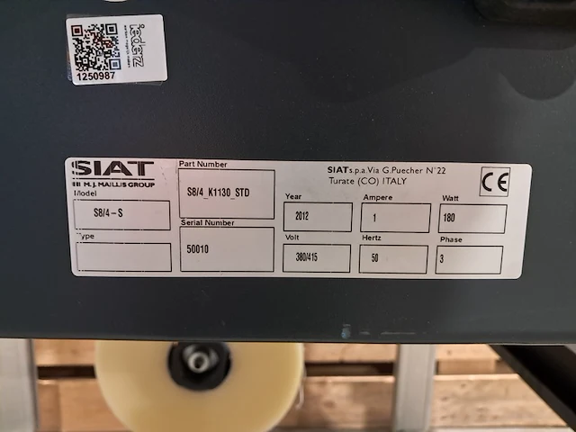 Doossluitmachine, siat, s8/4-s, 2012 - afbeelding 3 van  23