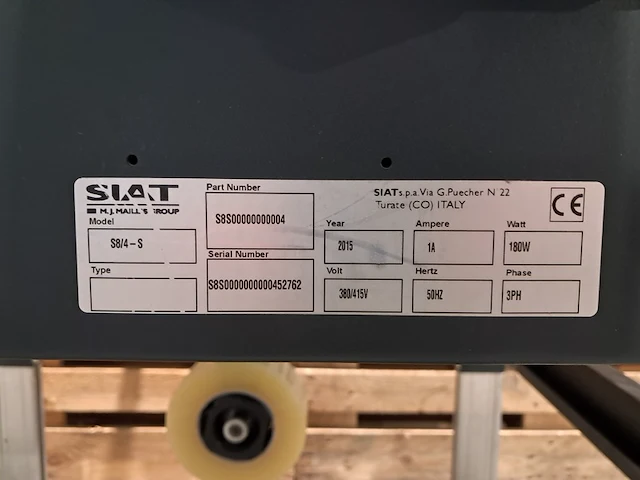 Doossluitmachine, siat, s8/4-s, 2015 - afbeelding 2 van  23